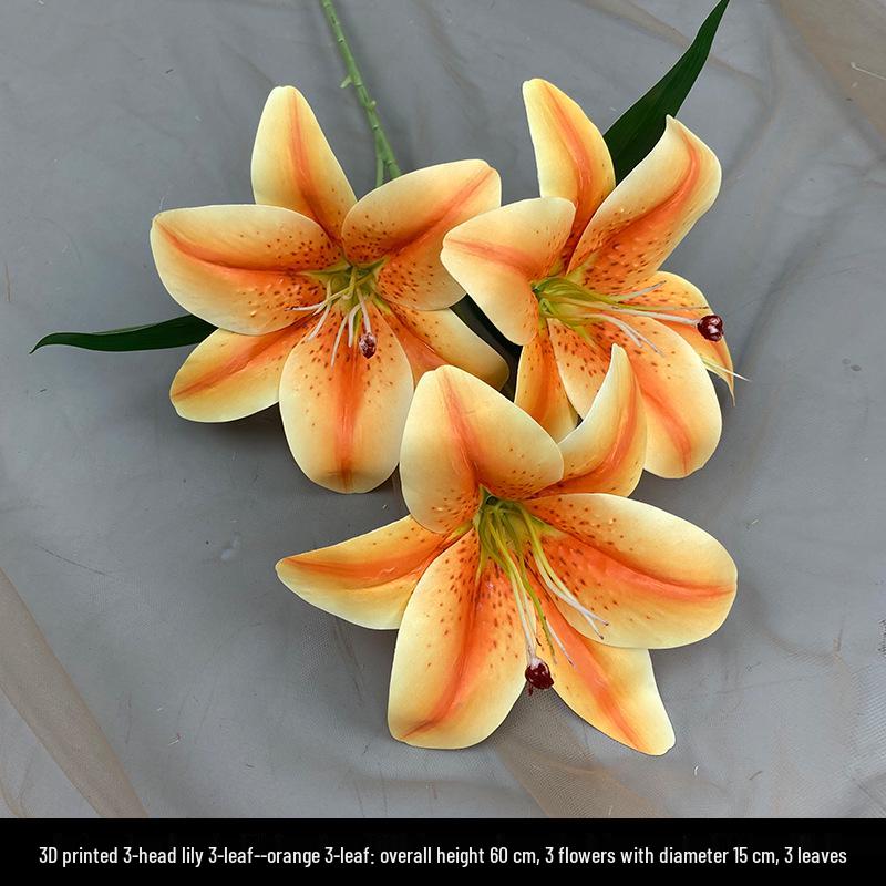 Floral Lily Print Aisle Runner: Wedding & Event Decor