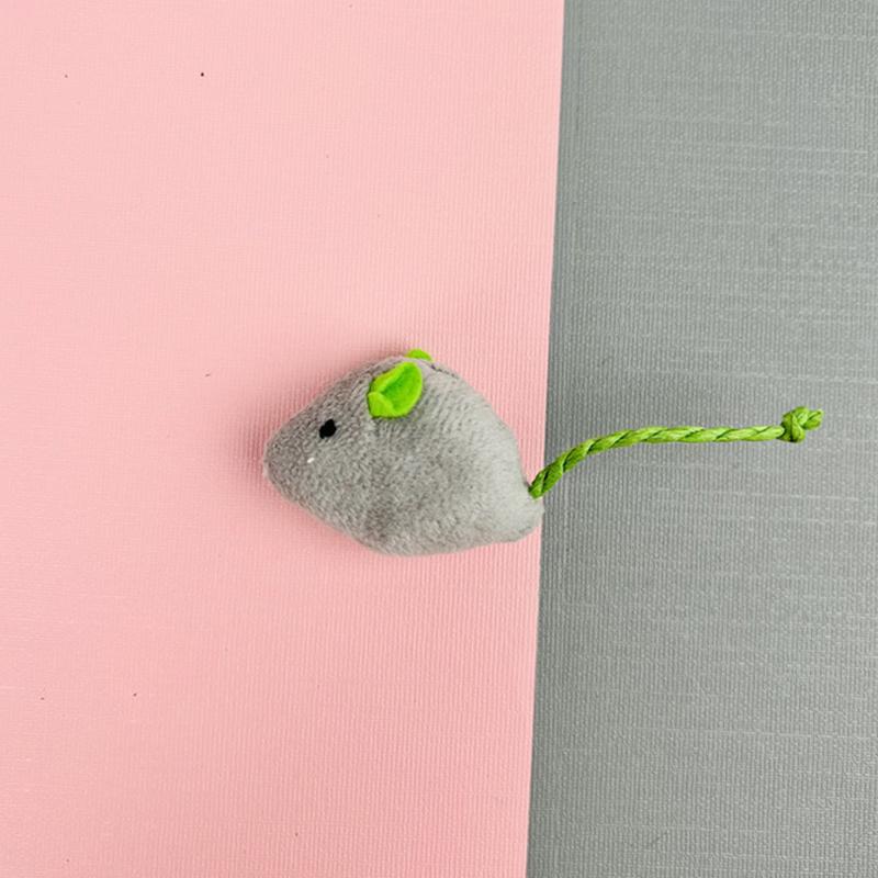 2Pcs Interactive Plush Rat And Cat Toys With Durable Linen Perfect For Pet Safe For Indoor Play Pet Toys