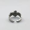 Yin Taifei Retro Amerikanischer Soldaten Hundemarke Abzeichen Ring - Herren Hip Hop Punk Offener Ring