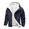 New Winter Double-sided Lamb Velvet Casual Couple Outfits Trendy Hooded Cotton Jacket