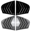 Pair Rear Side Window Trim Spoiler for BMW 5 Series E60 E61 2004 2006 2007 2008 2009 2010 Window Shutter Cover Louver Air Vents
