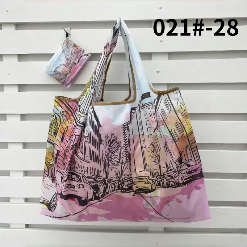 Eco-friendly Foldable Large Capacity Shoulder Tote for Groceries