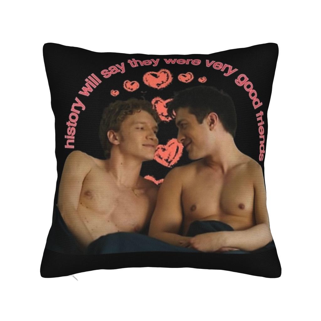Connor Storrie And Hudson Williams From Heated Rivalry Pillow Cover Novelty Pillow Case For Sofa Home Decor Soft Pillowcases