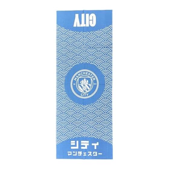 Manchester City FC Tenugui Towel MC54699 Official Licensed Merchandise Approx. 35cm x 93cm Cotton