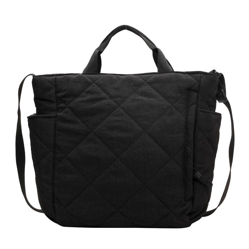 Large Capacity Canvas Shoulder Bag For Women 2023 New Autumn Winter Street Fashion Tote Crossbody Bag