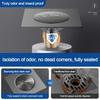 Stainless Steel Press-Type Floor Drain Pop Up Bounce Sewer Floor Strainer Creative Drain Filter