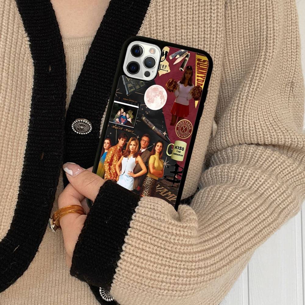 B-Buffy The Vampire Slayer Phone Case For IPhone 17 16 15 14 13 12 11 Pro Max Plus MiNi 17Air PC+TPU Armor Cover