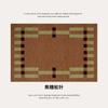 Plaid Checkered Bath Mat, Non Slip Absorbent Quick Dry Soft Floor Rug for Bathroom Toilet Decor