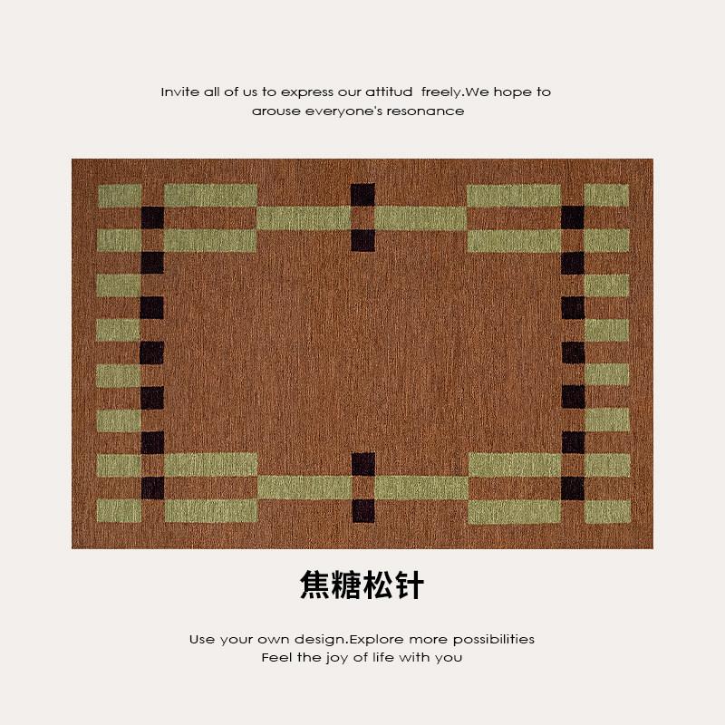Plaid Checkered Bath Mat, Non Slip Absorbent Quick Dry Soft Floor Rug for Bathroom Toilet Decor
