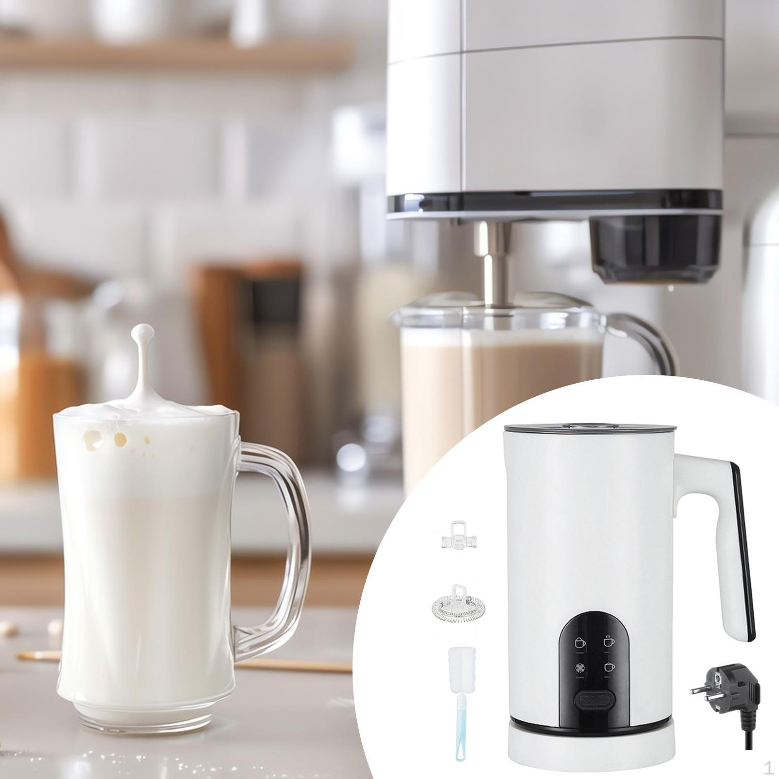 

Milk Frother Automatic Coffee Steamer for Chocolate Cream white белый