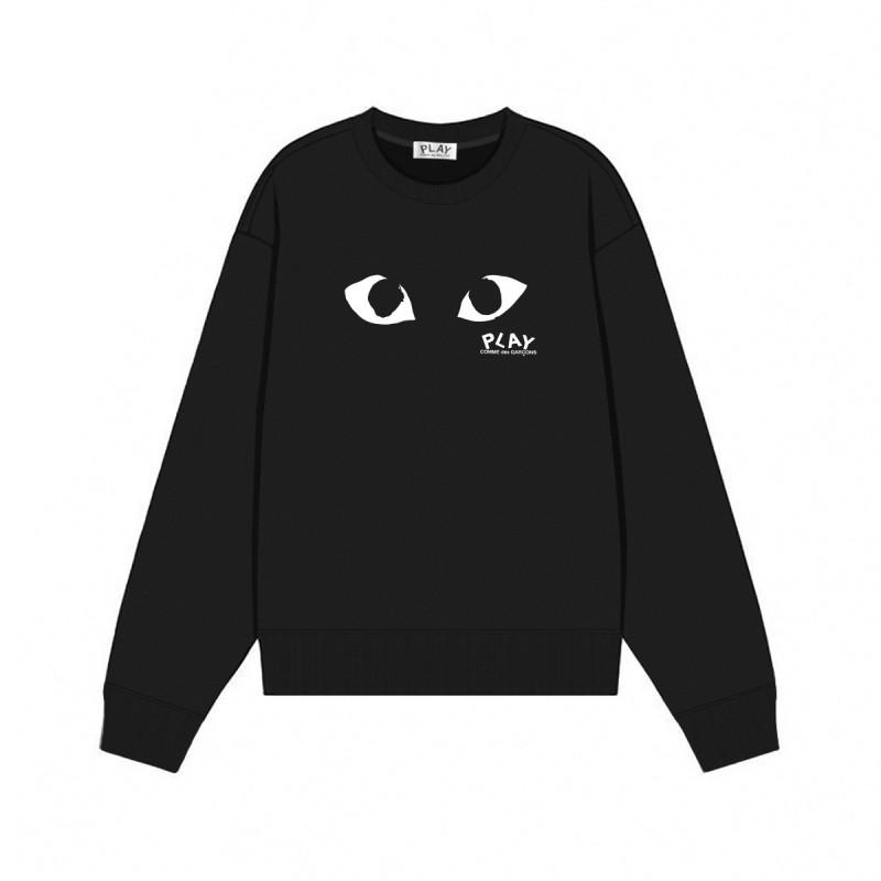 Relaxed Fit Cotton Sweatshirt With Heart Print Long Sleeve Crew Neck Fleece Lined Unisex Winter Casual Top