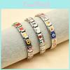 Detachable Titanium Steel Elastic Italianstyle Bracelet With Printed Patterns