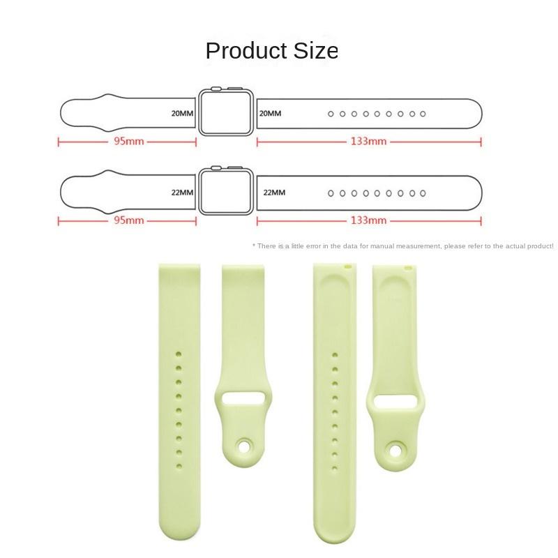 Pasek silikonowy do inteligentnego zegarka Xiaomi IMILAB KW66 bransoletka sportowa do zegarka Haylou Solar LS05/RT LS05S/LS02 Realme Watch 2 Pro S