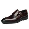 VIP Exklusiv: 2026 Herren Square Toe Monk Lederschuhe - Formeller Norweger-Welt-Stil