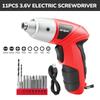 Rechargeable Electric Screwdriver Set - Multifunctional Lithium Battery Powered Hand Drill for Household Use