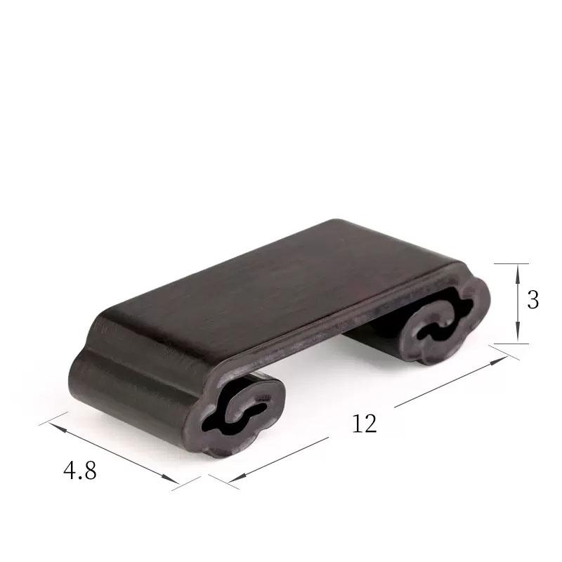 Redwood Carved Flower Pot Base Decoration, Solid Wood, Strange Stone, Buddha Statue, Vase, Wooden Base