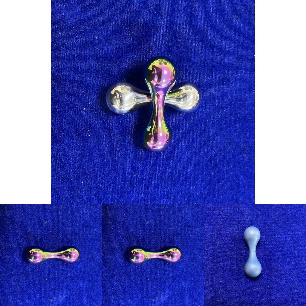 Langlebiger Titanlegierung Knöchel Fidget Spinner Mit Bunten Begleri Perlen Für Kinder Und Erwachsene