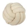 Waist Protective Lamb Velvet Home Decor for Bathroom Throw Pillow Cushion Knotted Ball Backrest