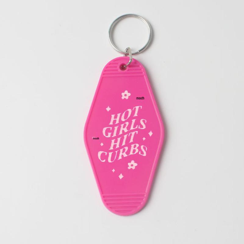 Hotel Guesthouse ABS Plastic Keychain Tag and Key Hanger Pendant