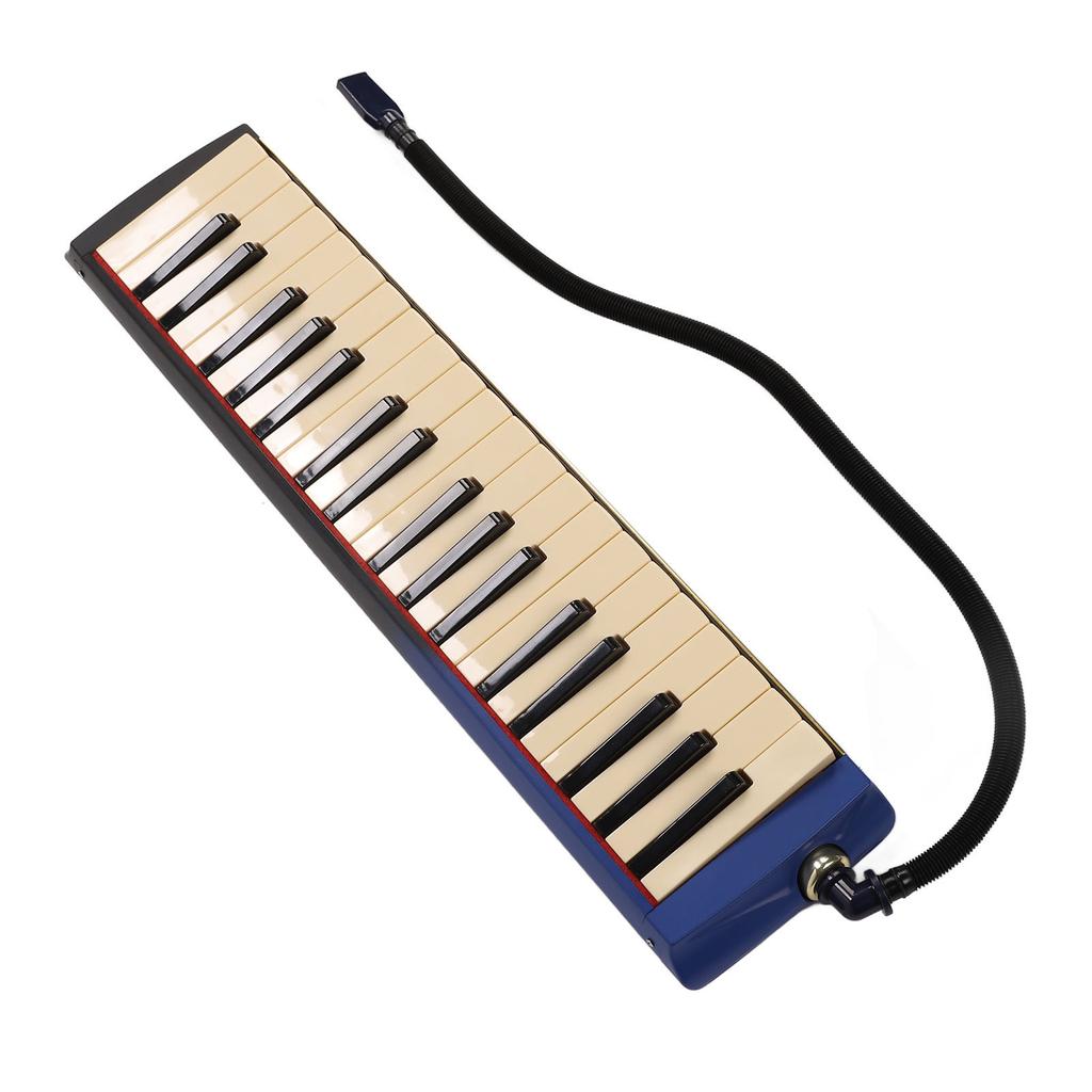 37 Key Melodica Instrument Piano Double Soft Tubes 2pcs Mouthpiece Melodica Air Piano Keyboard with