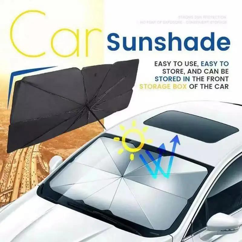 Haval H6 H2 H3 H9 M6 F7 F7X Jolion 2021 2022 Car Thermal Insulation Foldable Sun Umbrella Windshield UV Protection Sunshade