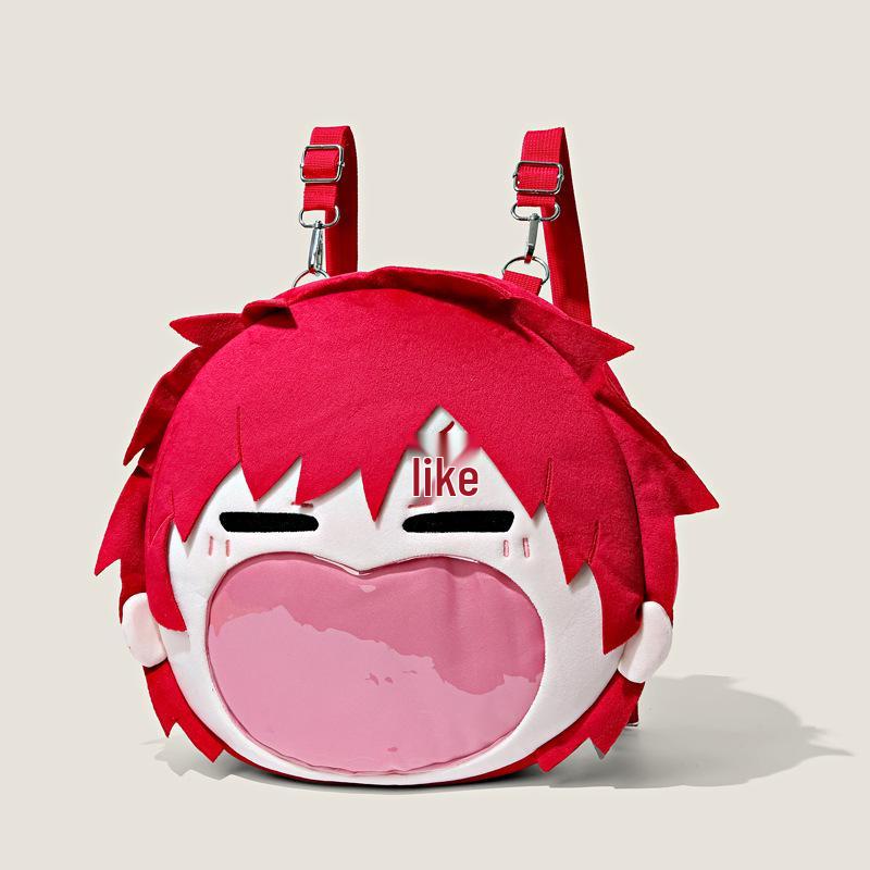 Large Capacity Anime Backpack - Naruto Gaara & Hatsune Miku Design. Perfect Birthday Gift for Anime Fans.