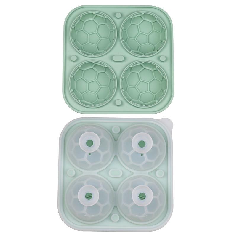 Ice Cube Shape Football Ice Cube Mold Silicone Football Silicone Ice Cube Mold Bar Whiskey Accessories Silicone Molds Gifts