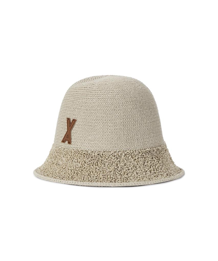 Bajal Va Patch Towel Bucket Hat Beige