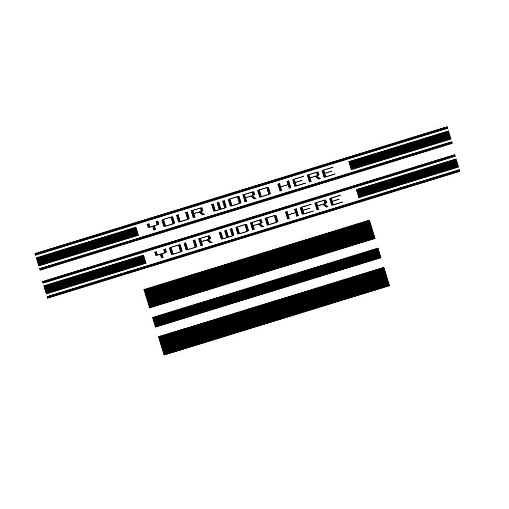 

Наклейки на боковую юбку автомобиля на капот автомобиля для Porsche Cayenne 2006-настоящее время, комплекты в полоску для кузова, индивидуальные виниловые наклейки, аксессуары Glossy yellow