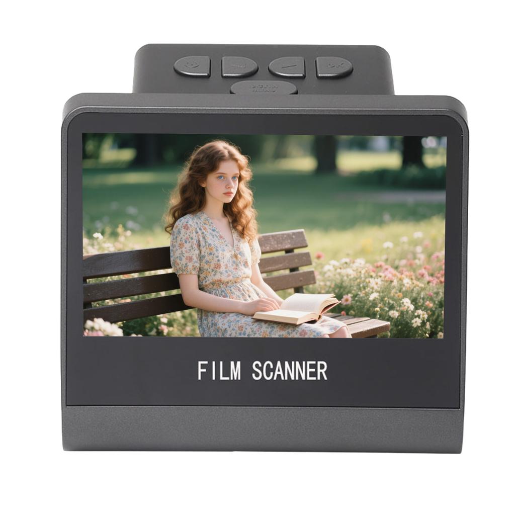 Film and Slide Scanner for 135 Film(36*24mm) 126KPK  110 Film Super8  Monochrome Slide To Digital JPEG Photos Built In
