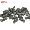 50pcs Heavy Duty S Shaped Hook Gutter Clips for Christmas Fairy Lights Party Decoration