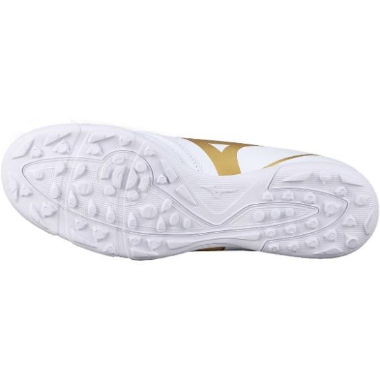 Mizuno Folgado Pro Kl As Mid-Range Studs Tf (Rubber Studs) Slip-Resistant Durable Soccer Shoes Men Soccer Shoes White Platinum P1GD239307