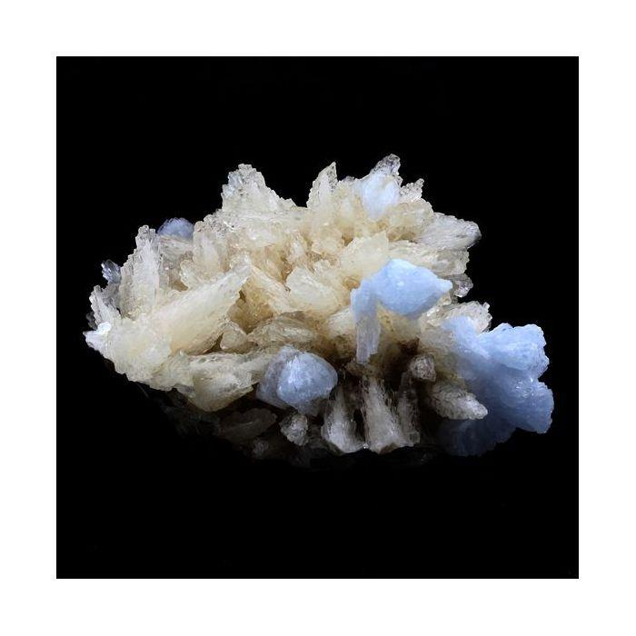 Pierres et Minéraux. Calcite + Baryte. 704.0 ct. Rosiclare Level, Minerva Mine, Illinois, USA.