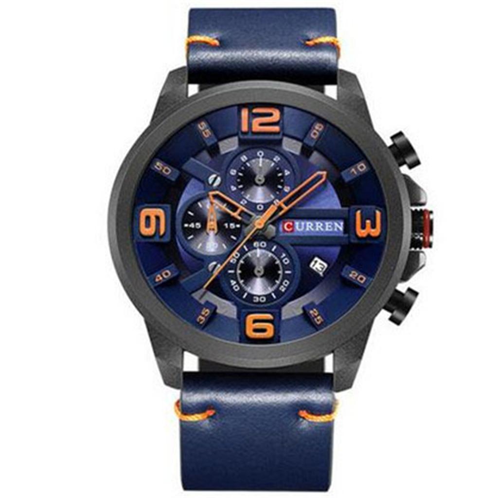 Men's Waterproof Luminous Running Alarm Clock Watch