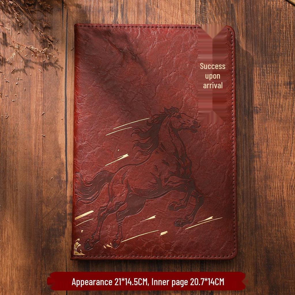 2026 Year of the Horse Business Notebook Gift Set: Custom Corporate Meeting Record and High-Value Souvenir