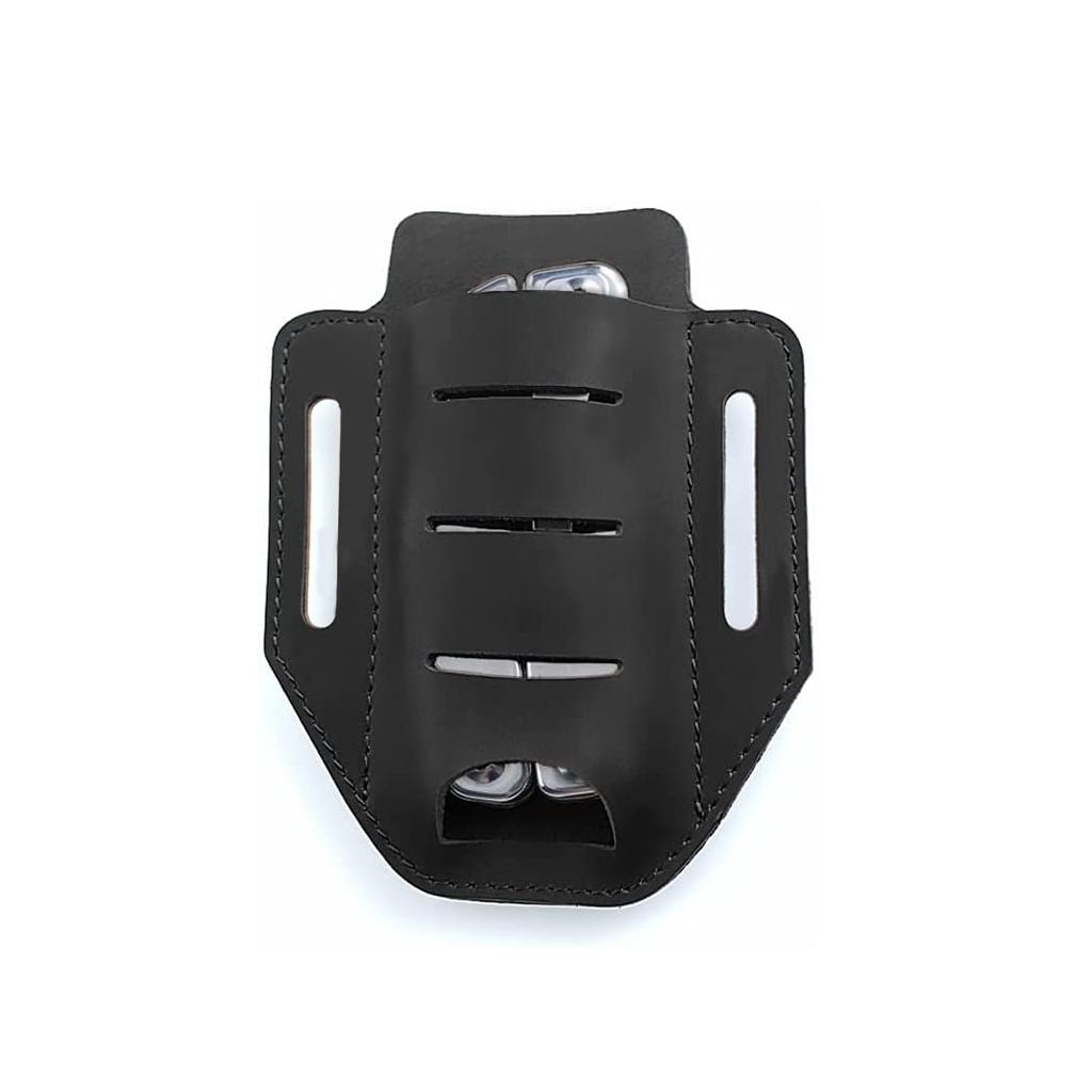 VIPERADE PJ9 Belt Flashlight EDC Pocket Pouch Leather Belt Sheath EDC Holster for and Folding Pocket Knives Multi-Tool Sheath, Holster, Men's Sheath,