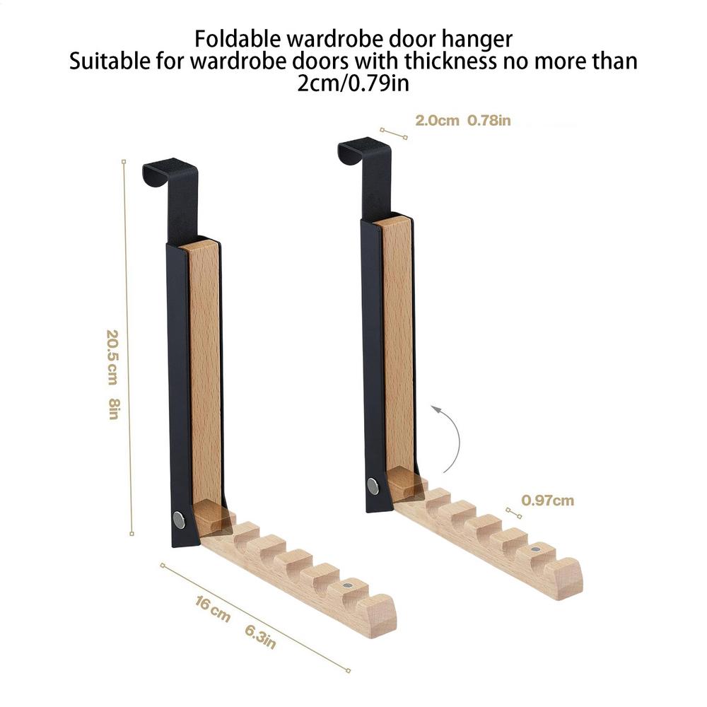 Haczyk na drzwi Składany metalowy przenośny wieszak Wytrzymały wieszak na ubrania na drzwi na płaszcze szaliki klucze pranie sypialnia akademik salon