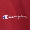Champion 90s Logo Embroidery Long Sleeve Sweat Trainer M Red Back Brushed Men's Used