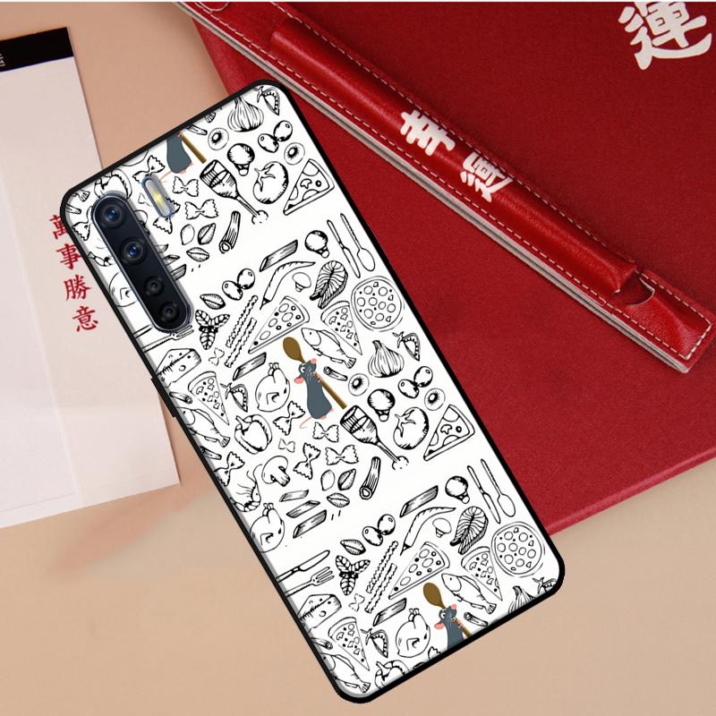 Cooking Chef Knives Case For Oppo A94 A18 A74 A57 A17 A77 A38 A58 A78 A98 A54 A80 A60 A40 A96 A76 A16 A15 A5 Pro