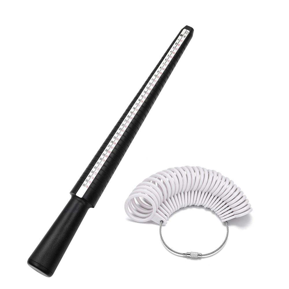 Professional Measuring Gauge Finger Bracelet UK/US Official Ring Stick Sizer Mandrel Gauge Ring For DIY Jewelry Measure Tools