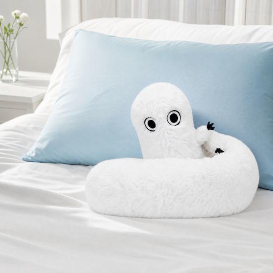 Wizard Hat Workshop Plush Toy, Soft Stuffed Animal Doll & Throw Pillow, Cuddly Character Plushie with Big Round Eyes, Gift for Kids, Teens, Anime Fans