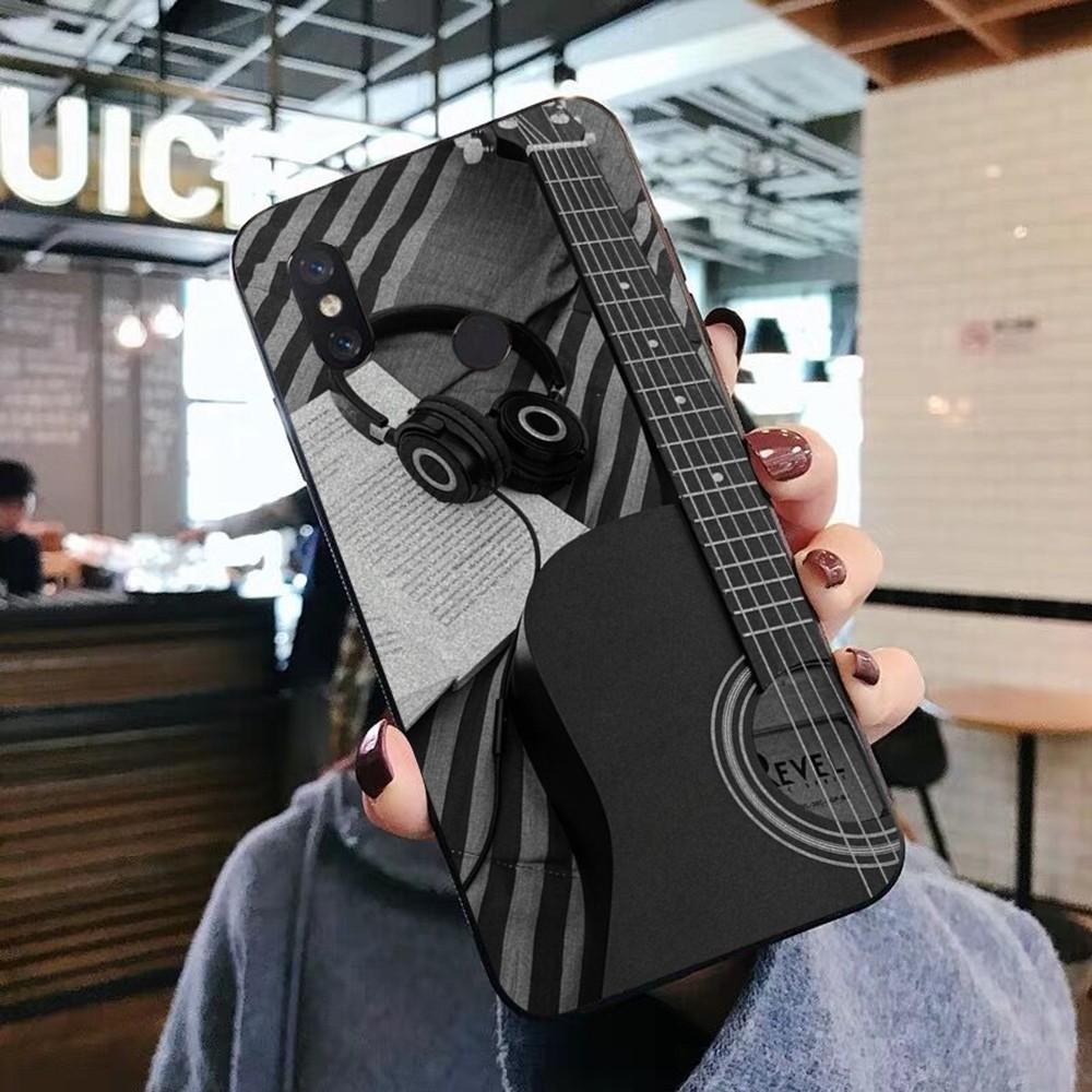 

Music Instrument Guitar Piano Phone Case For Xiaomi Mi 5X 8 9 10 11 12 Lite Pro 10T PocoX3pro PocoM3 Note 10 Pro Lite Xiaomi Mi 9 Lite