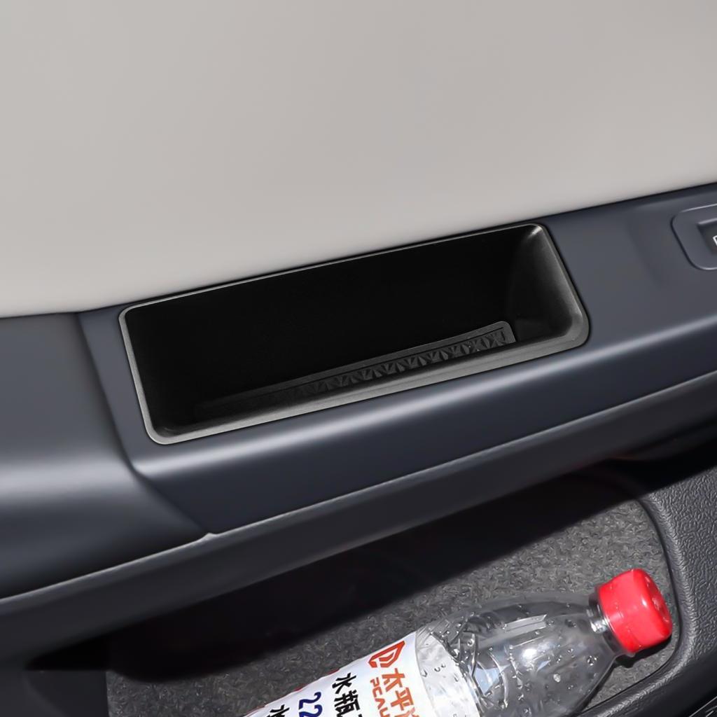 Tür Ablagebox Fach für 2025-2025 VW Volkswagen Golf GTI R MK8 Hintertür Seitenorganizer Griff Tasche Box ABS Autozubehör