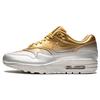 New Nike Air Max 1 Lx Metallic Gold Metallic Platinum Women's 917691-700