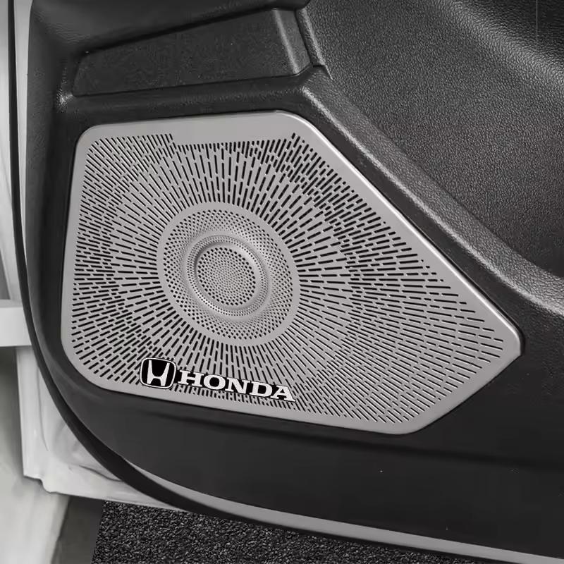 car audio decorate 3D Aluminum Badge Emblem Sticker For Honda Civic Accord City Fit Mugen Vezel CR-V Pilot HR-V Envix Odyssey ahv256