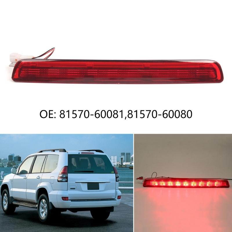 3rd Brake Lamp Replacement High Mount LED Tail Rear Brake Light for 2003-2009 Auto Accessory 81570-60081 81570-60080
