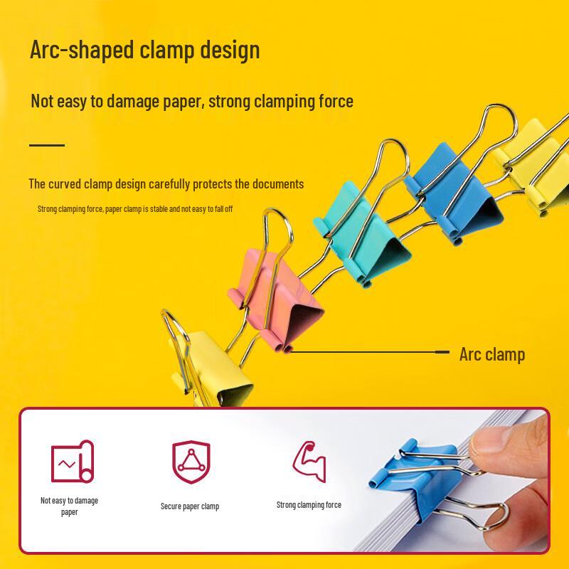 Colored Binder Clips
