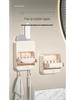Creative Wall-Mounted Bathroom Soap Holder with Lid and Drainage
