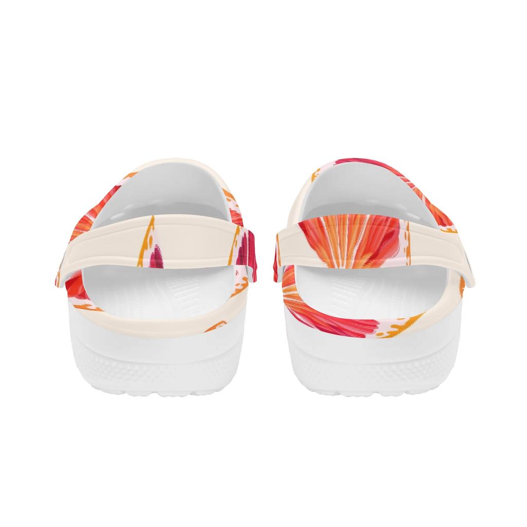 Allover Print EVA Printed Clogs for Women Men Ventilated Breathable Slip On Casual Shoes Soft Summer Sandals Casual Daily Wear