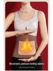Bosein Women's Wool Seamless Antibacterial Thermal Vest with Chest Pad for Slimming and Warmth
